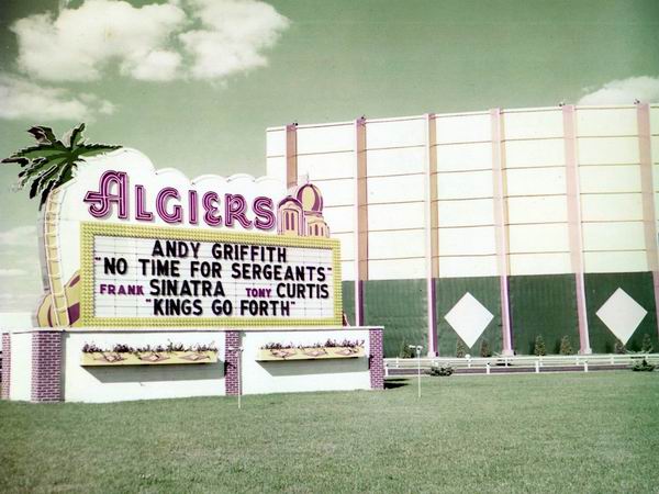 Algiers Drive-In Theatre - OLD PHOTO FROM FREDRICK RYAN
